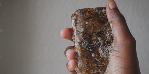 African Black Soap For Exfoliating