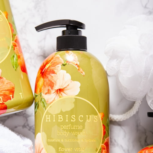 Jigott Hibiscus Perfume Body Wash 25.3 FL OZ/ 750ml