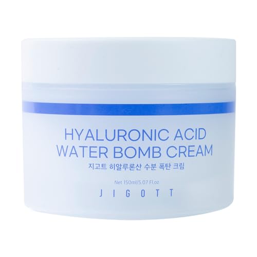 Jigott Hyaluronic Acid Water Bomb Cream, Glowing and Nutritious Skin 5.07 fl. oz