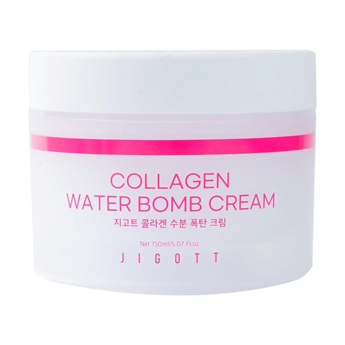 Jigott Collagen Water Bomb Cream, Glowing and Nutritious Skin 5.07 fl. oz