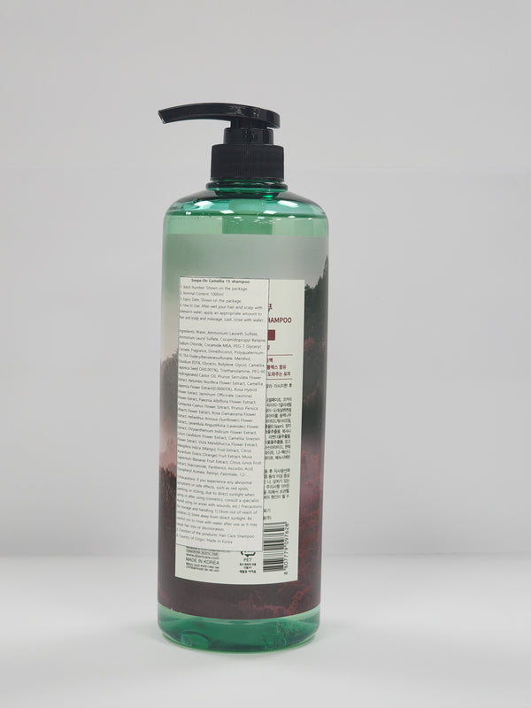Daeng Gi Meo Ri- Soope-on Camellia 15 Shampoo, For Medium dry scalp, Camellia, 15 natural ingredients, Deep moisture, 33.8 Fl Oz/1000ml