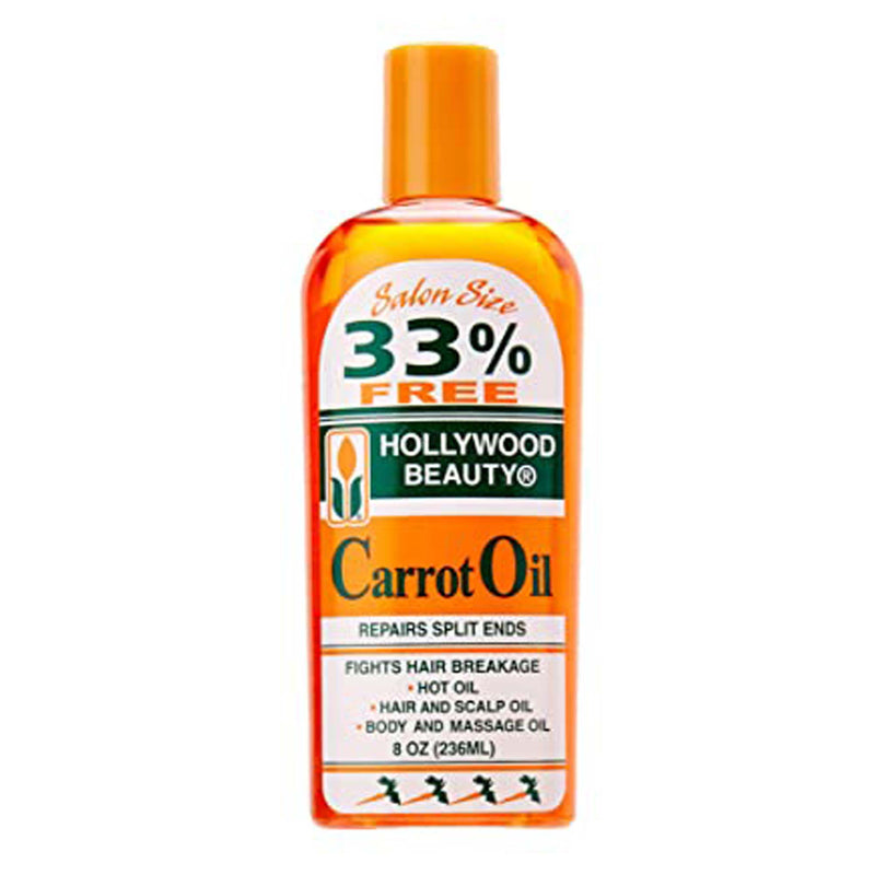 Hollywood Beauty Carrot Oil 8 Oz.