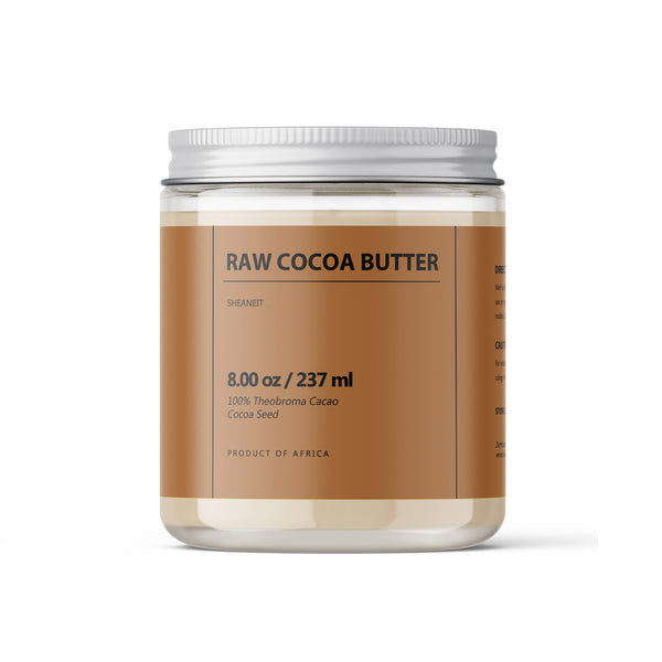SHEANEFIT Raw Cocoa Butter In A Jar