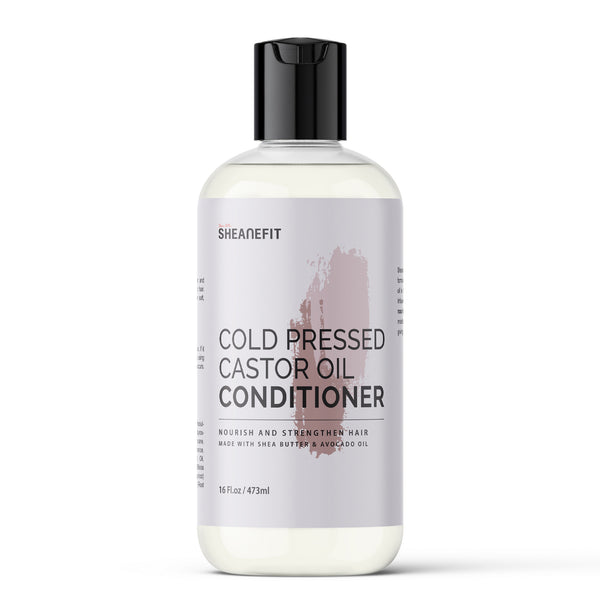 SHEANEFIT Cold Pressed Castor Oil Conditioner - 16 Oz