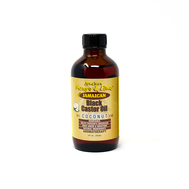 Jamaican Mango & Lime Black Castor Oil 4 Oz - Coconut