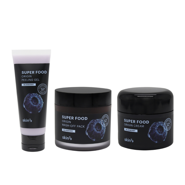 SKIN79 Super Food Origin Blueberry Skincare Set