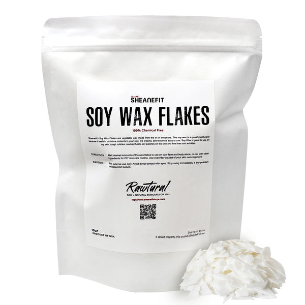 SHEANEFIT Soy Wax Flakes In A Pouch - 16oz
