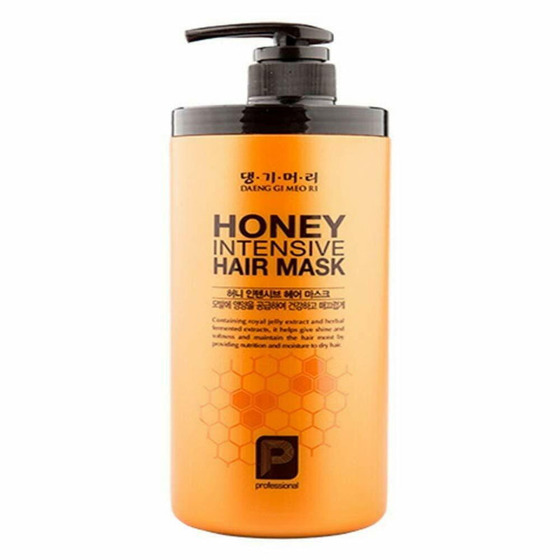 Daeng Gi Meo Ri - Honey Therapy Shampoo 500ml, Honey Intensive Hair Mask 1000ml Set